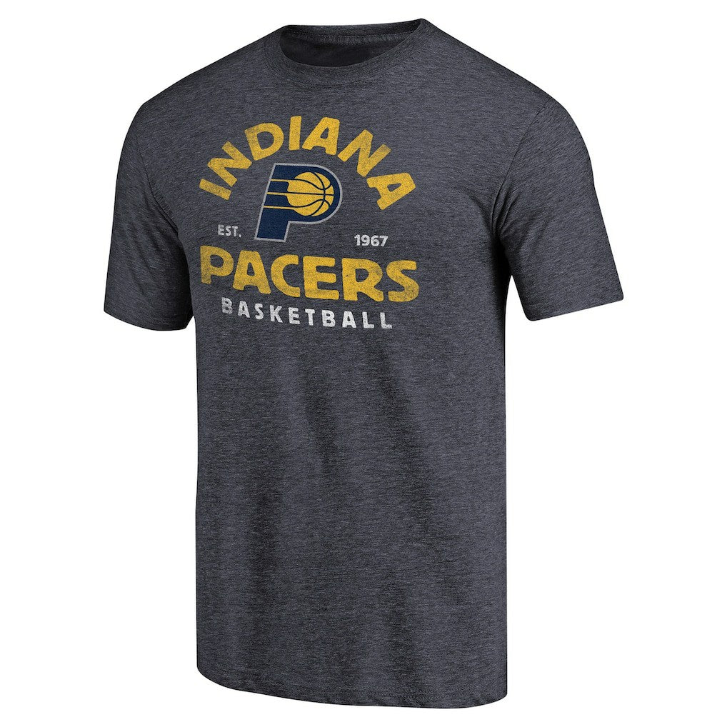 Indiana Pacers Vintage Arch Tri-Blend T-Shirt Navy