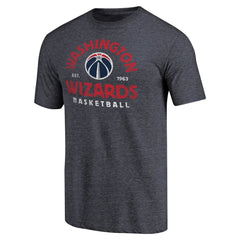 Washington Wizards Vintage Arch Tri-Blend T-Shirt Navy
