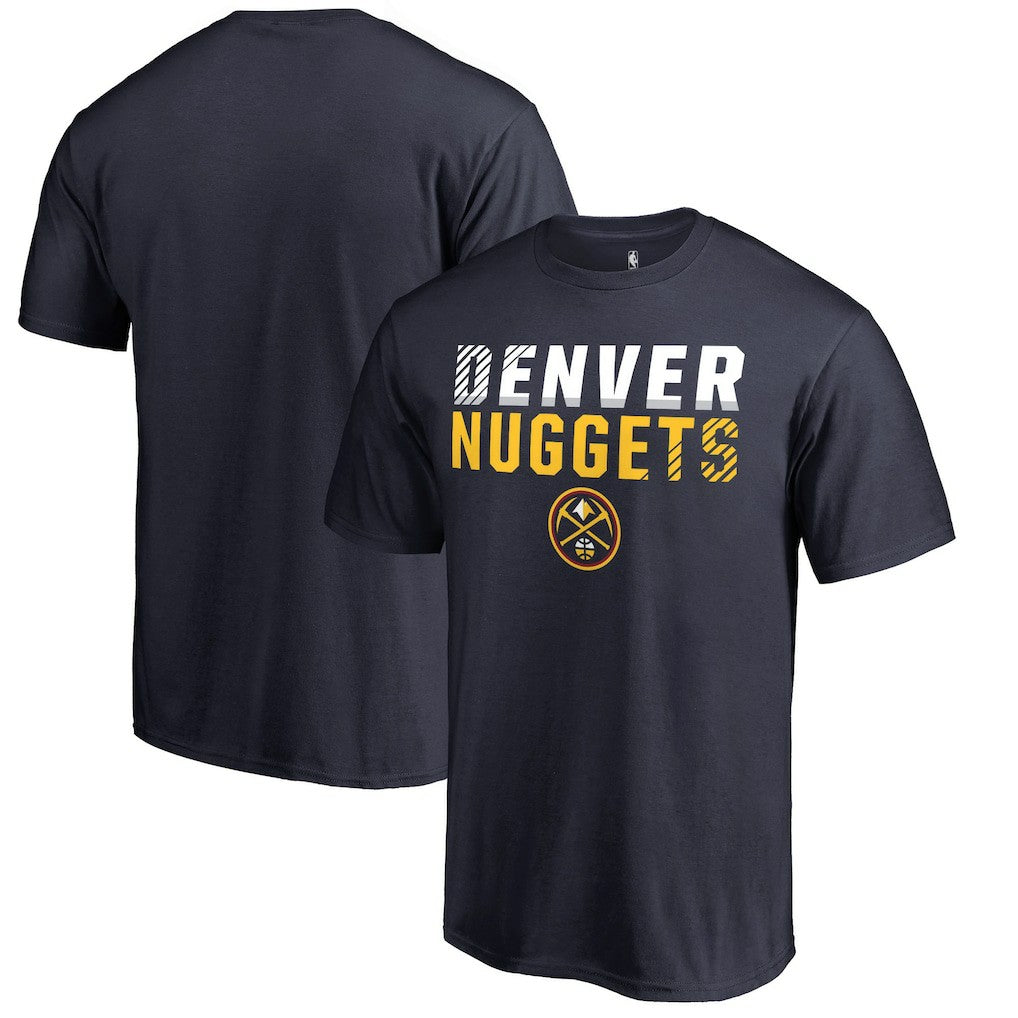 Denver Nuggets Fade Out T-Shirt Navy