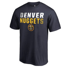 Denver Nuggets Fade Out T-Shirt Navy