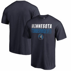 Minnesota Timberwolves Fade Out T-Shirt Navy