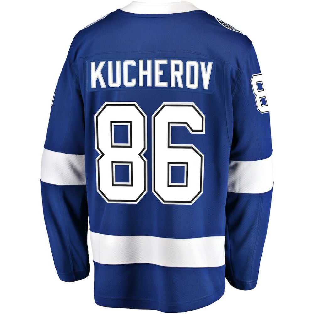 NHL Nikita Kucherov Tampa Bay Lightning Fanatics Breakaway Jersey - Blue