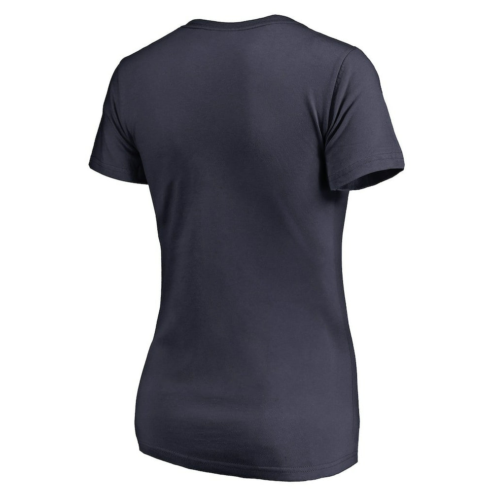 Denver Nuggets Women's X-Ray Slim Fit V-Neck T-Shirt Navy