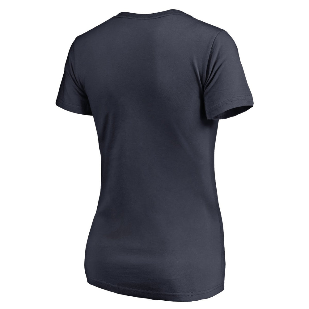 Minnesota Timberwolves Women's X-Ray Slim Fit V-Neck T-Shirt Navy