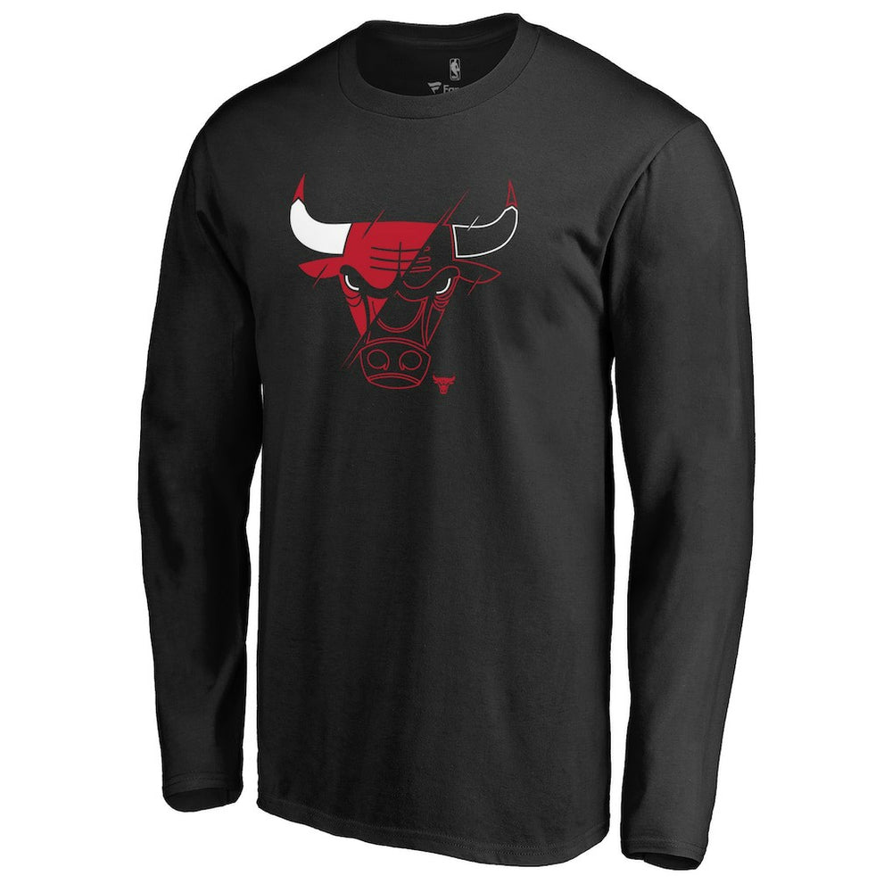Chicago Bulls X-Ray Long Sleeve T-Shirt Black