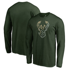 Milwaukee Bucks X-Ray Long Sleeve T-Shirt Green