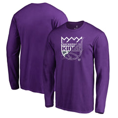 Sacramento Kings X-Ray Long Sleeve T-Shirt Purple
