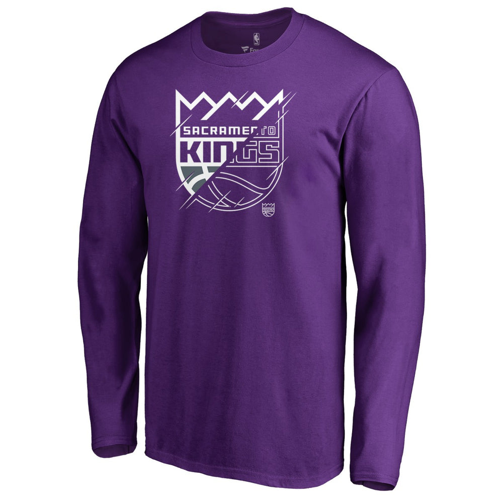 Sacramento Kings X-Ray Long Sleeve T-Shirt Purple