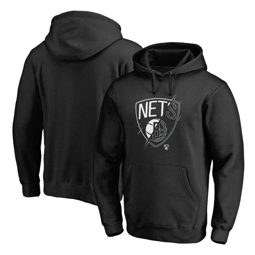 Brooklyn Nets X-Ray Pullover Hoodie Black