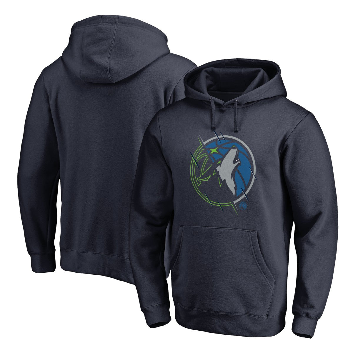 Minnesota Timberwolves X-Ray Pullover Hoodie Navy