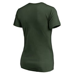 Milwaukee Bucks Women's Script Assist T-Shirt Hunter Green