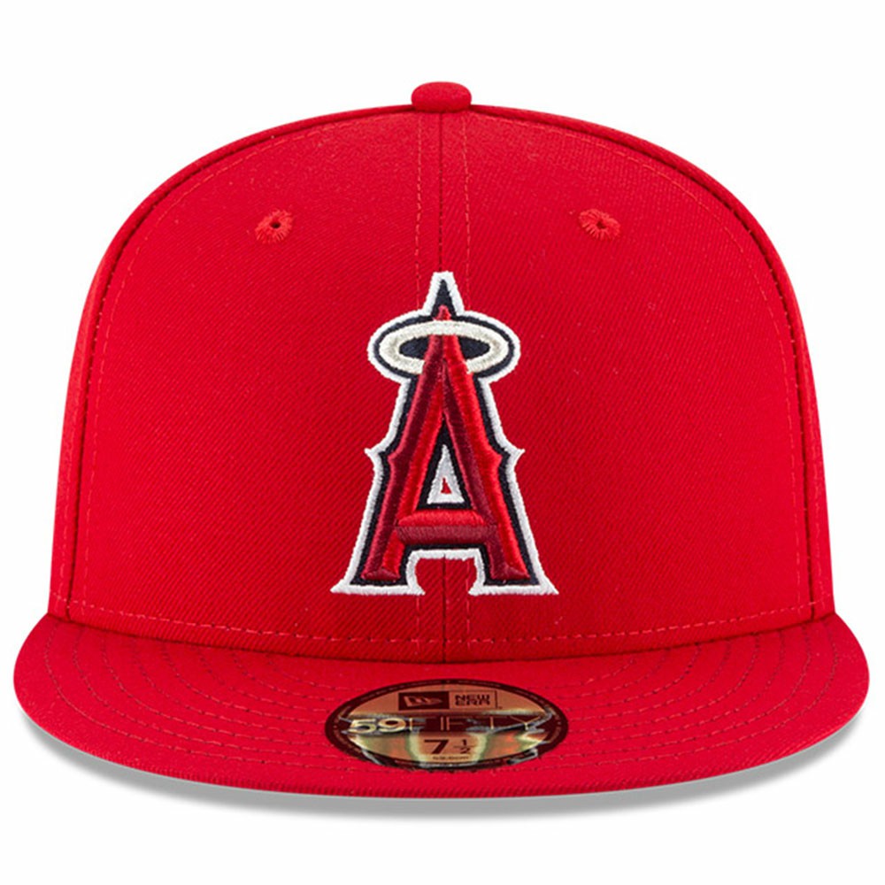 Los Angeles Angels New Era Game Authentic Collection On-Field 59FIFTY Fitted Hat - Red Hats