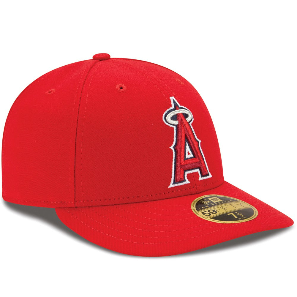 Los Angeles Angels New Era Alt Authentic Collection On-Field Low Profile 59FIFTY Fitted Hat - Red Hats