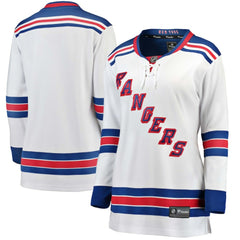 NHL New York Rangers Fanatics Women's Away Breakaway Jersey - White