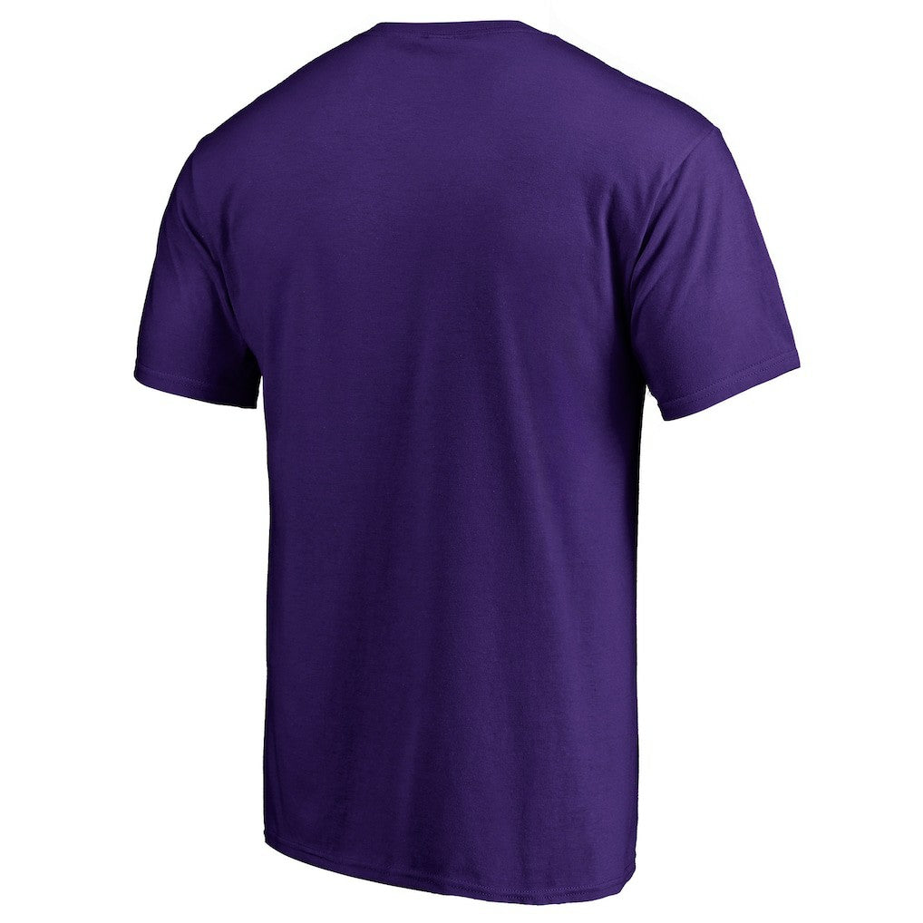 Baltimore Ravens Iconic Collection Fade Out T-Shirt Purple
