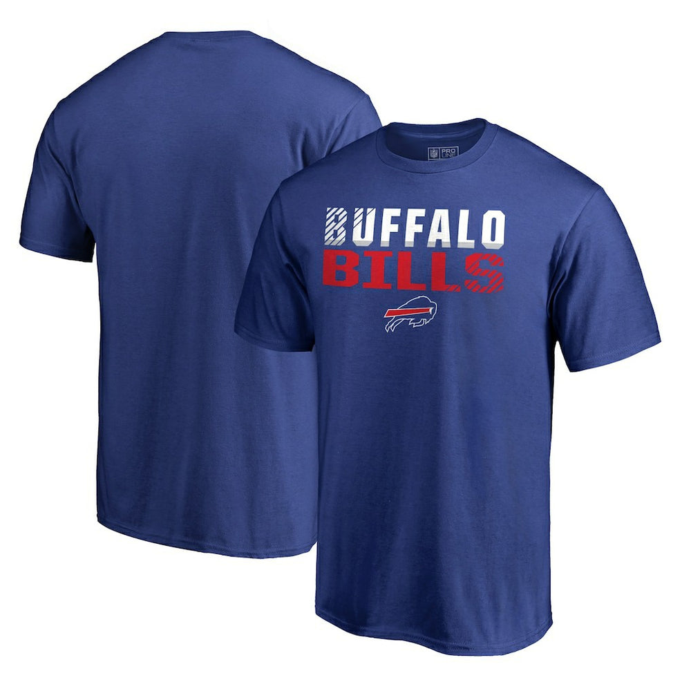 Buffalo Bills Iconic Collection Fade Out T-Shirt Royal