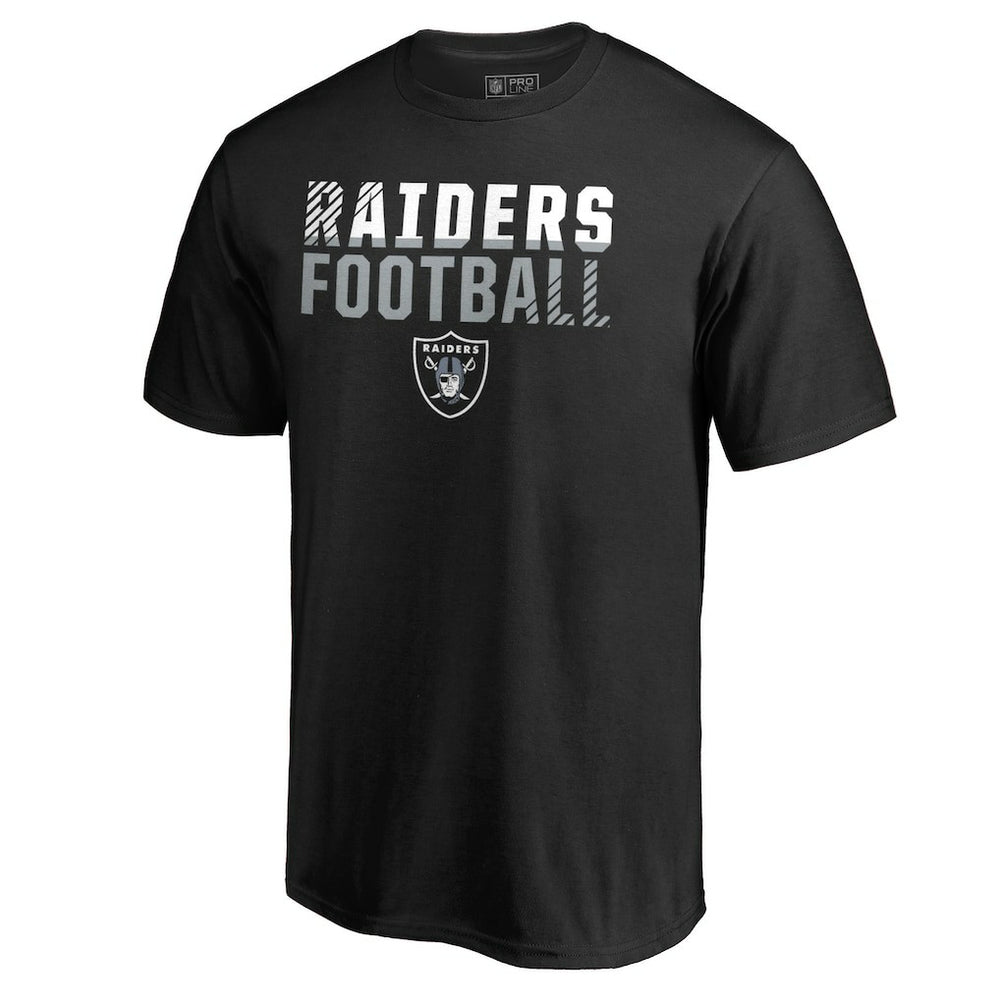 Las Vegas Raiders Iconic Collection Fade Out T-Shirt Black