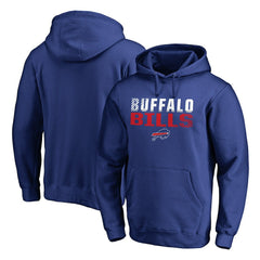Buffalo Bills Iconic Collection Fade Out Pullover Hoodie Royal