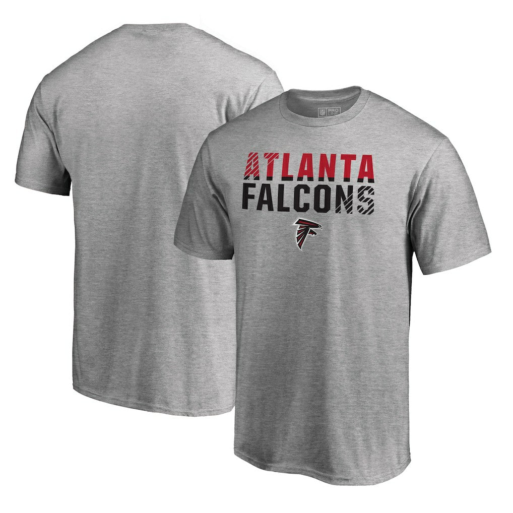 Atlanta Falcons Iconic Collection Fade Out T-Shirt Ash