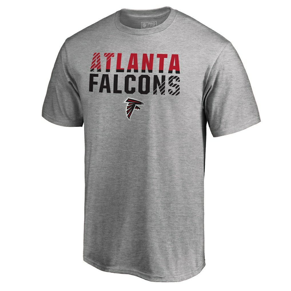 Atlanta Falcons Iconic Collection Fade Out T-Shirt Ash