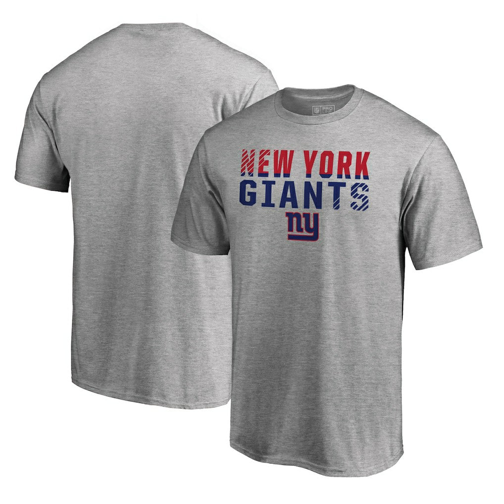 New York Giants Iconic Collection Fade Out T-Shirt Ash