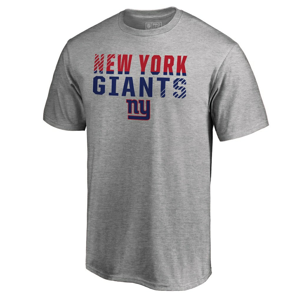 New York Giants Iconic Collection Fade Out T-Shirt Ash
