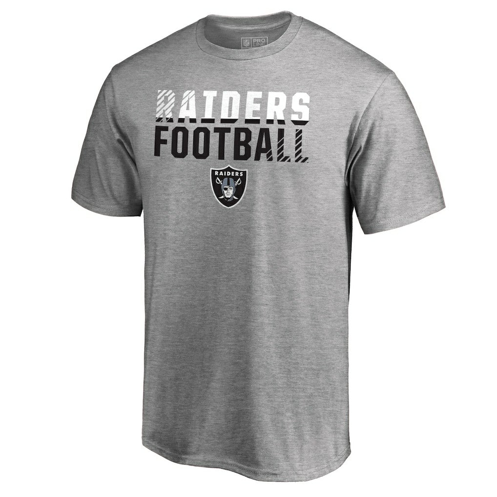 Las Vegas Raiders Iconic Collection Fade Out T-Shirt Ash