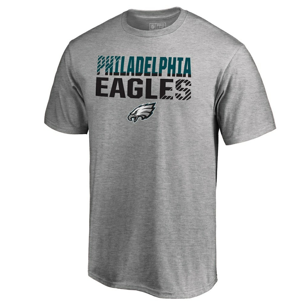 Philadelphia Eagles Iconic Collection Fade Out T-Shirt Ash
