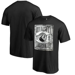 Minnesota Timberwolves Black Court Vision T-Shirt