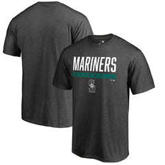 Seattle Mariners Win Stripe T-Shirt - Ash T-shirts