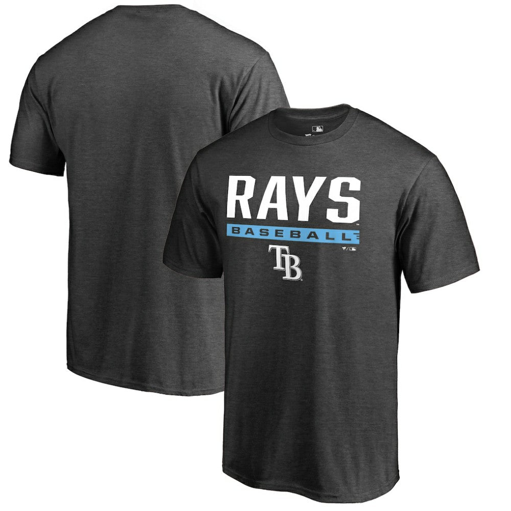 Tampa Bay Rays Win Stripe T-Shirt - Ash T-shirts