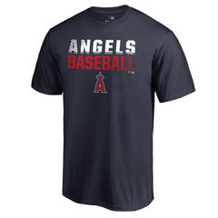 Los Angeles Angels Fade Out T-Shirt - Navy T-shirts
