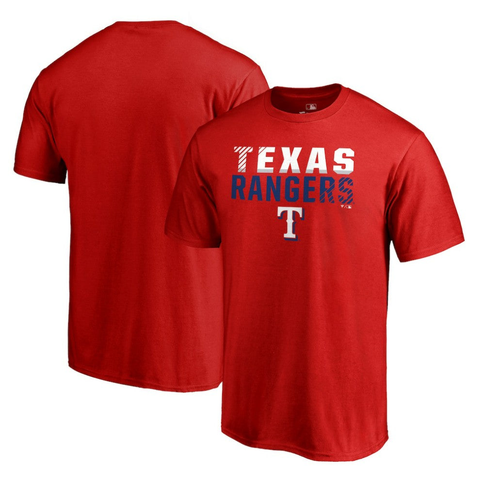 Texas Rangers Fade Out T-Shirt - Red T-shirts