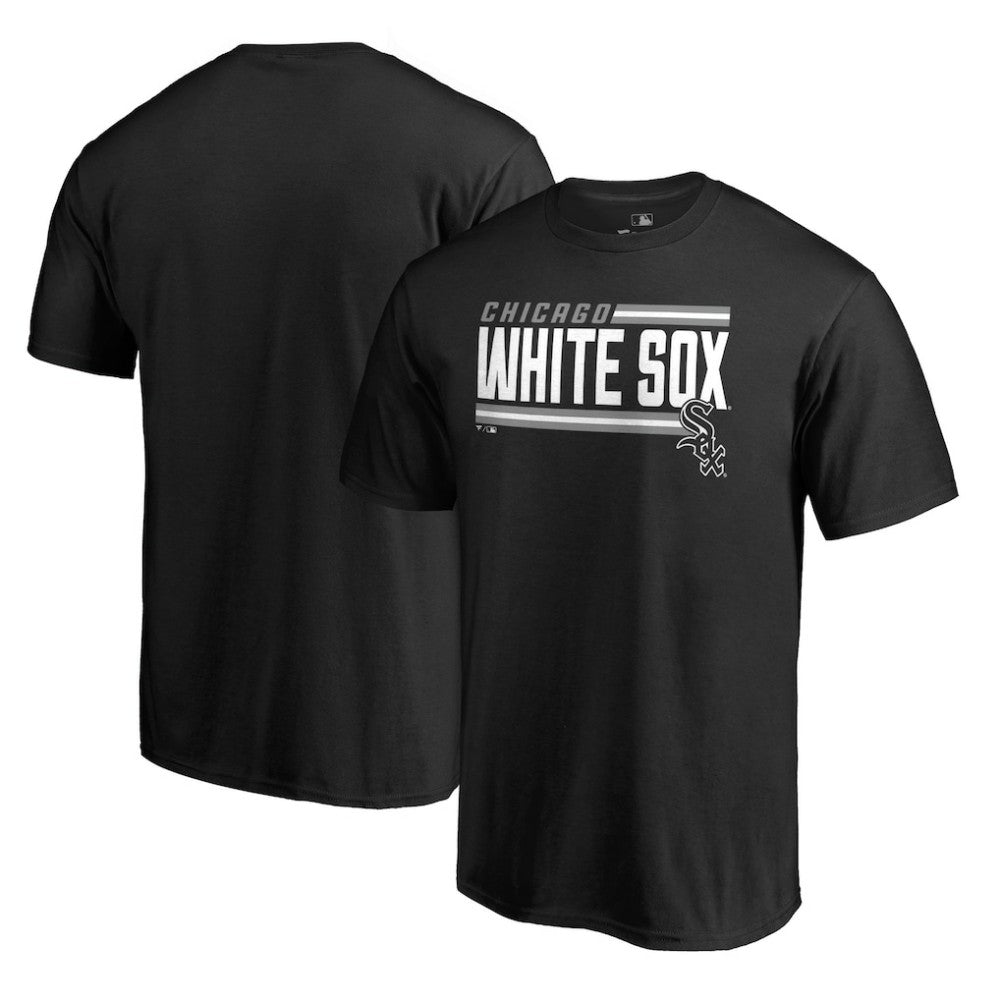 Chicago White Sox Onside Stripe T-Shirt - Black T-shirts