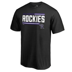 Colorado Rockies Onside Stripe T-Shirt - Black T-shirts