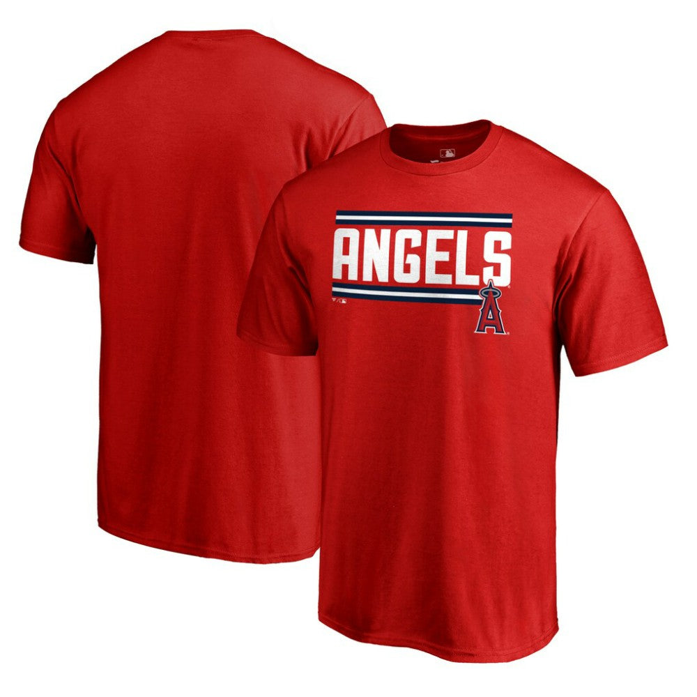 Los Angeles Angels Onside Stripe T-Shirt - Red T-shirts
