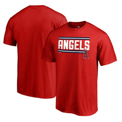 Los Angeles Angels Onside Stripe T-Shirt - Red T-shirts