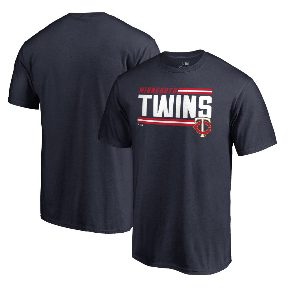 Minnesota Twins Onside Stripe T-Shirt - Navy T-shirts