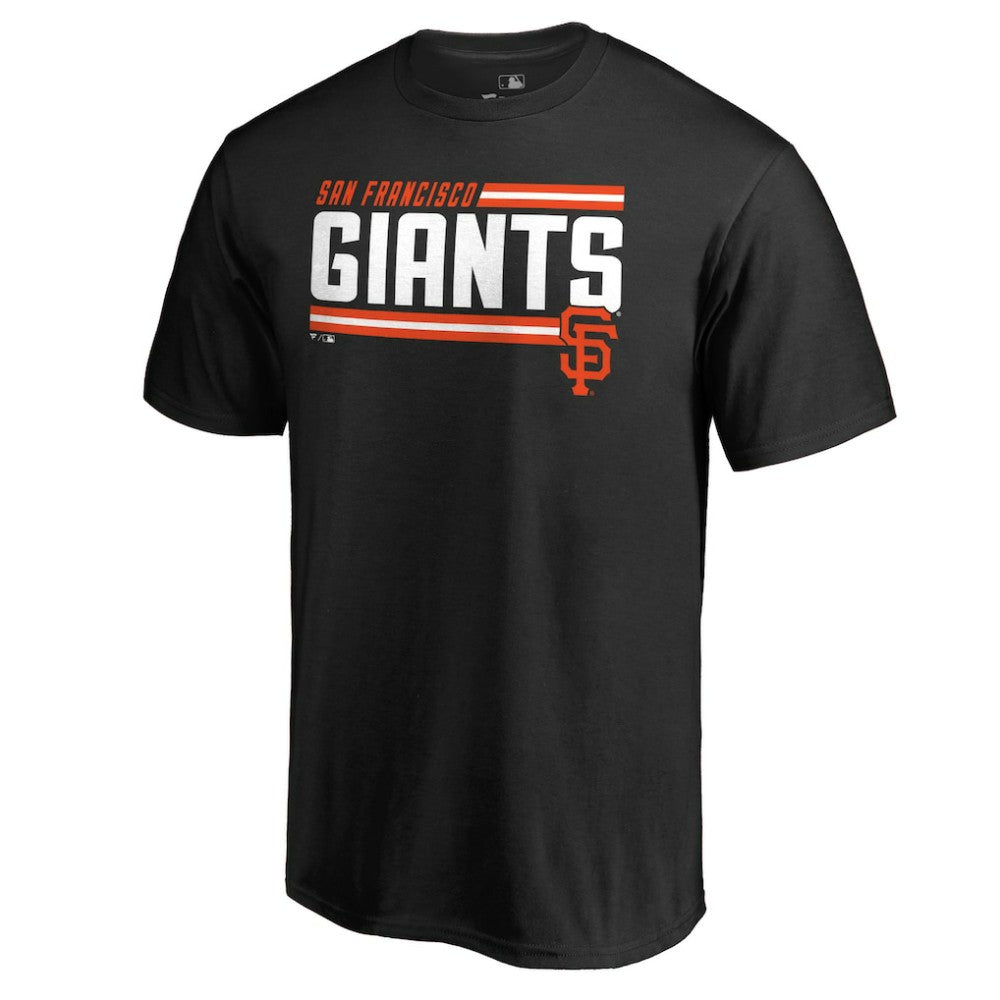 San Francisco Giants Onside Stripe T-Shirt - Black T-shirts