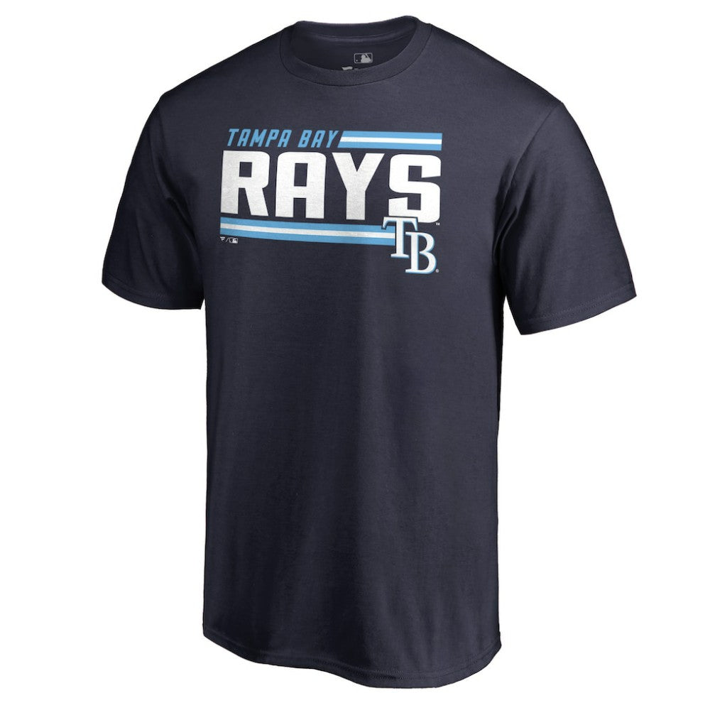 Tampa Bay Rays Onside Stripe T-Shirt - Navy T-shirts