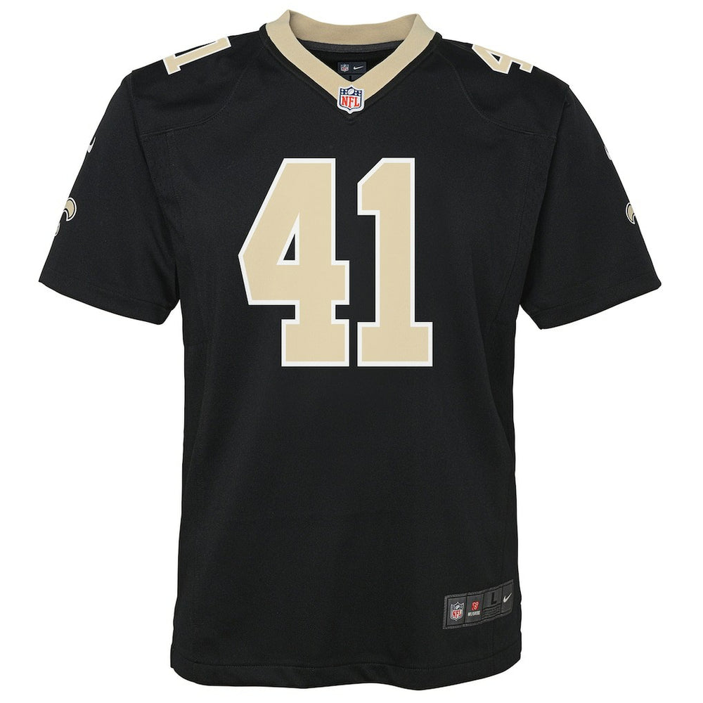 Alvin Kamara New Orleans Saints Youth Game Jersey Black