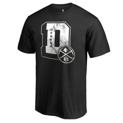 Denver Nuggets Letterman T-Shirt Black