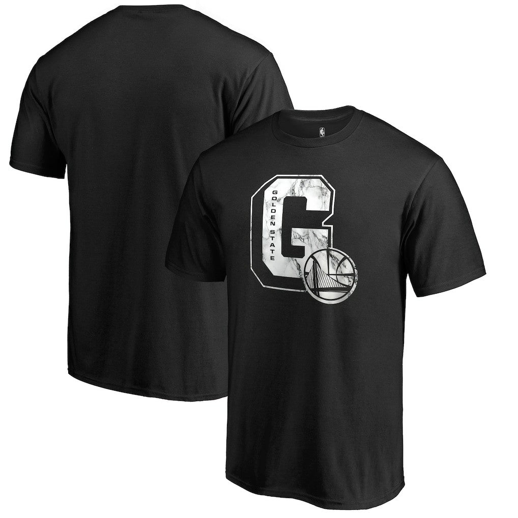 Golden State Warriors Letterman T-Shirt Black