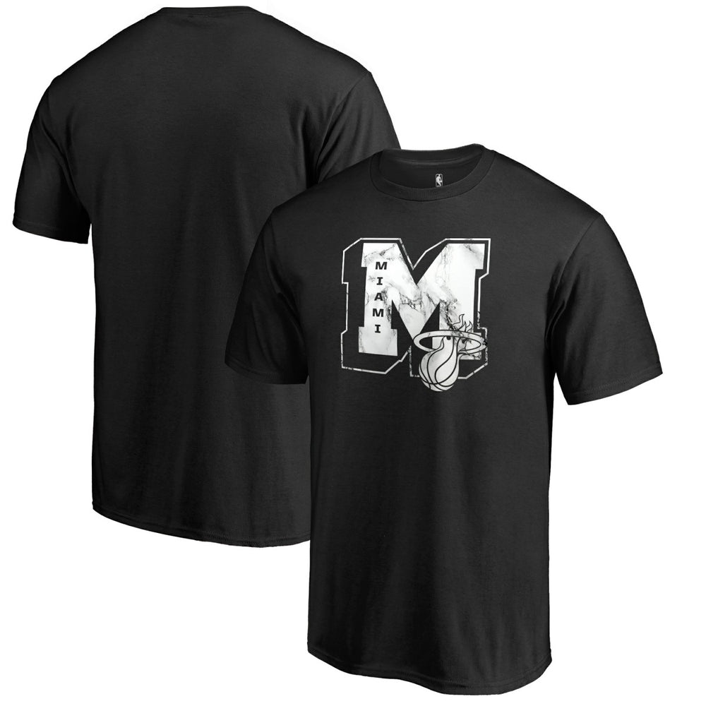 Miami Heat Letterman T-Shirt Black