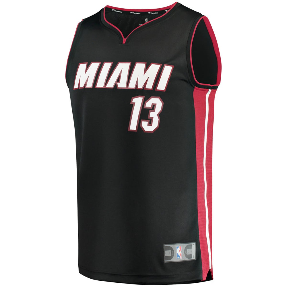 Bam Adebayo Miami Heat Fast Break Replica Player Jersey Icon Edition Black