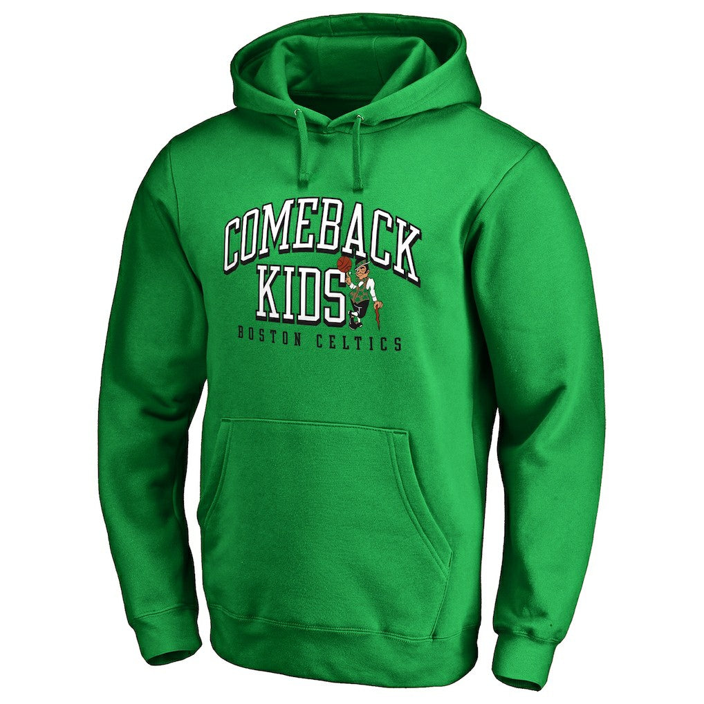 Boston Celtics Comeback Kids Pullover Hoodie Kelly Green
