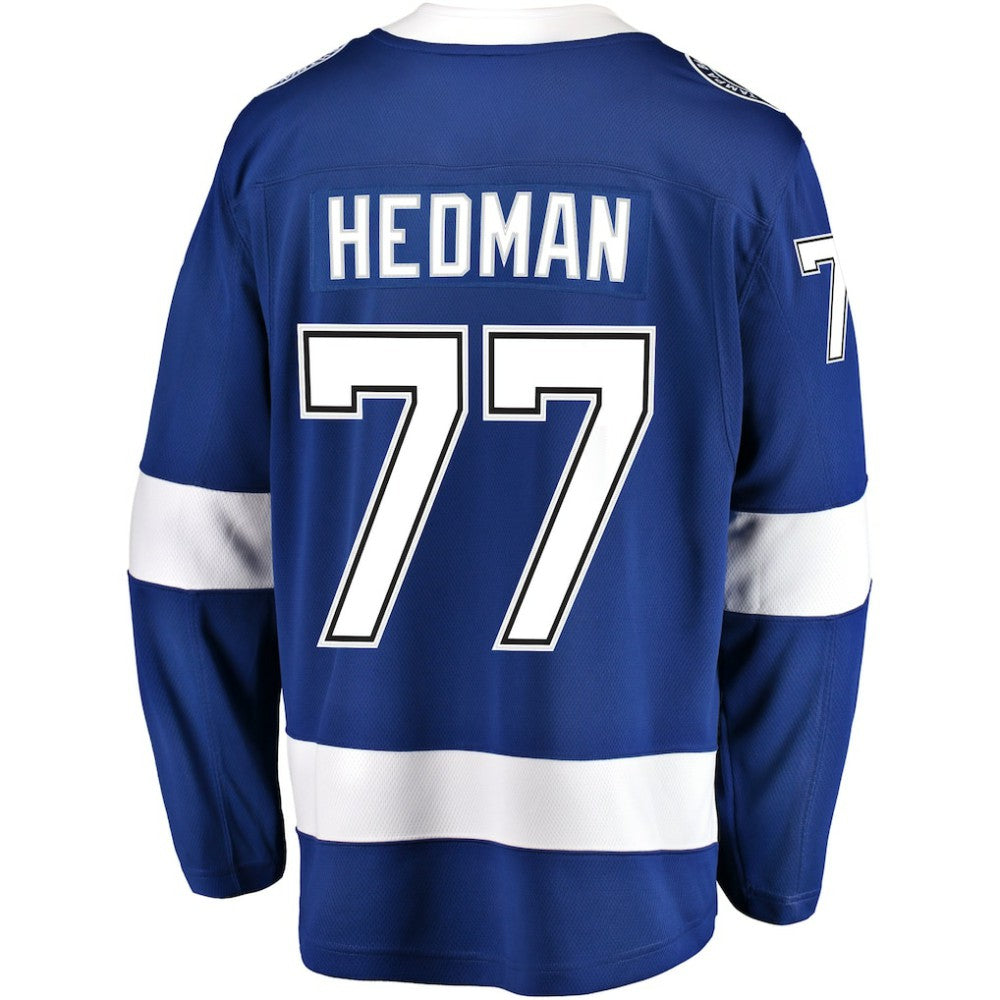 NHL Victor Hedman Tampa Bay Lightning Fanatics Home Breakaway Player Jersey - Blue