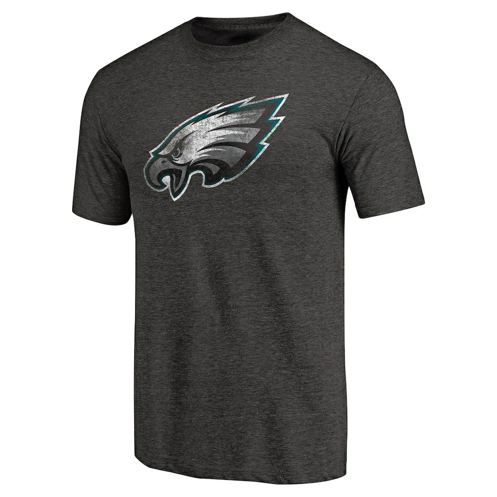Philadelphia Eagles Team Secondary Tri-Blend T-Shirt Heathered Black