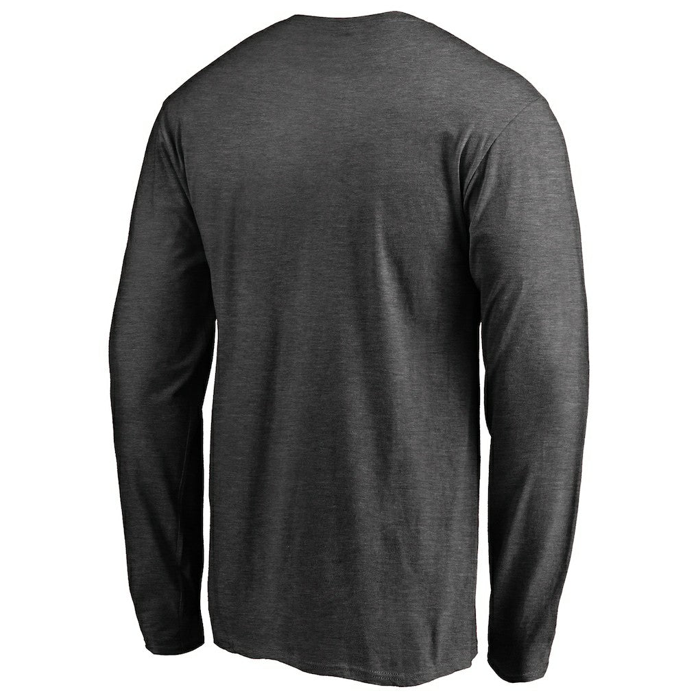 Philadelphia Eagles Primary Logo Long Sleeve T-Shirt Heathered Charcoal