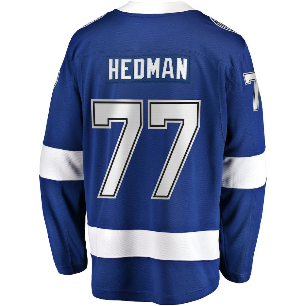 NHL Victor Hedman Tampa Bay Lightning Fanatics Breakaway Jersey - Blue